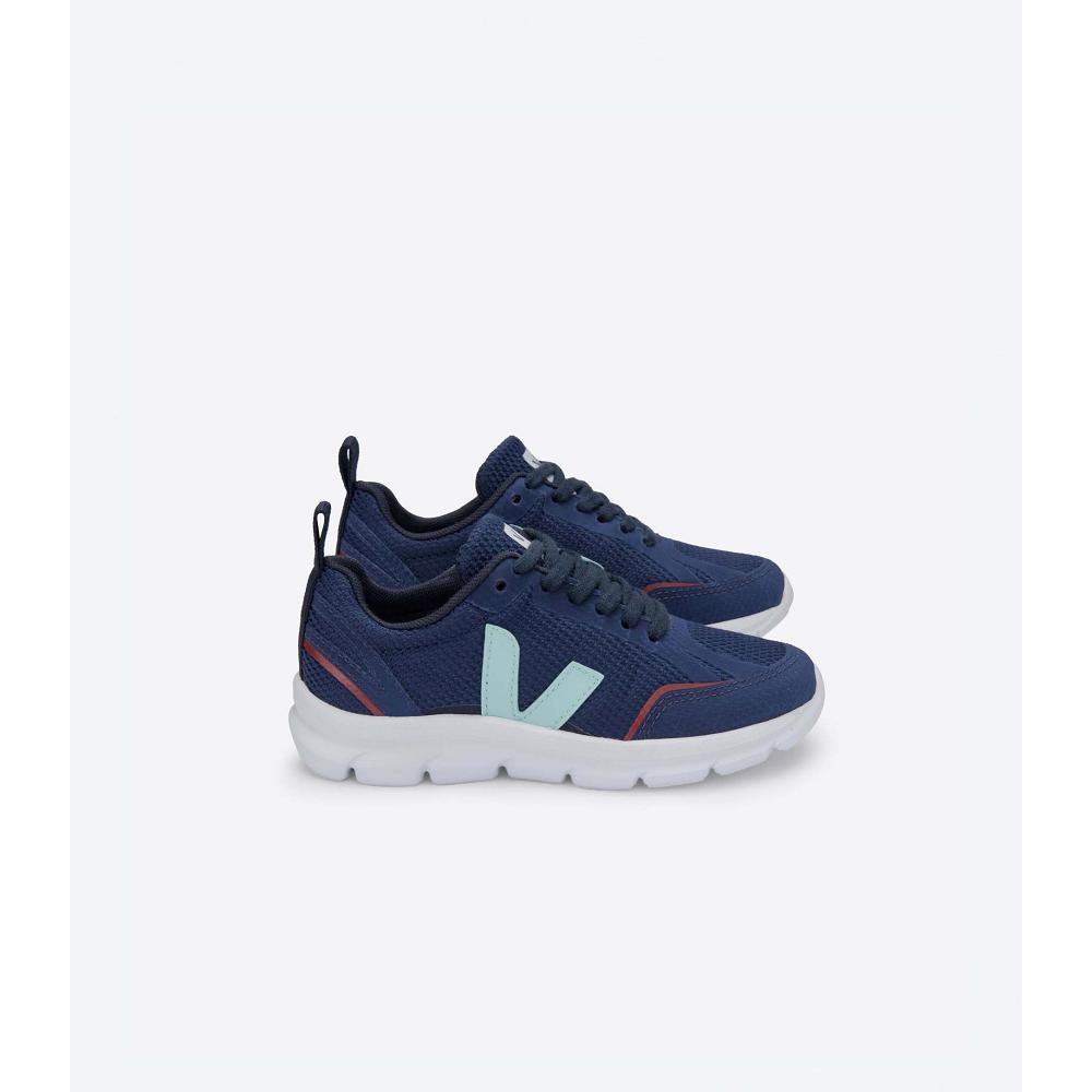 Veja CANARY B-MESH NAUTICO Kids' Shoes Navy | NZ 766QMA